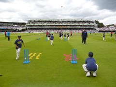 Our U11's were invited to the Ashes test and to demonstrate their skills during the lunch break